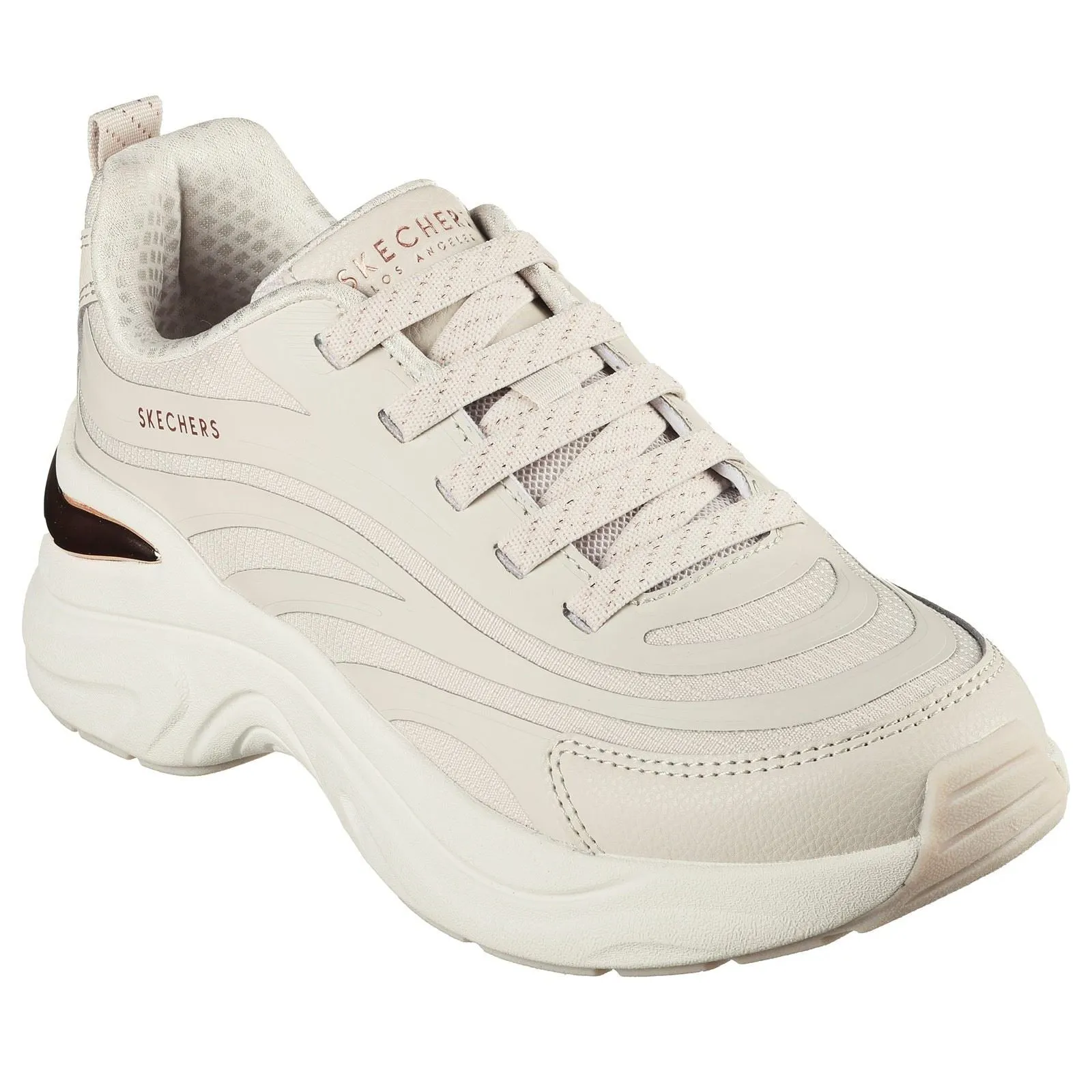 Skechers Women's Hazel Step N Flow Trainer in Natural