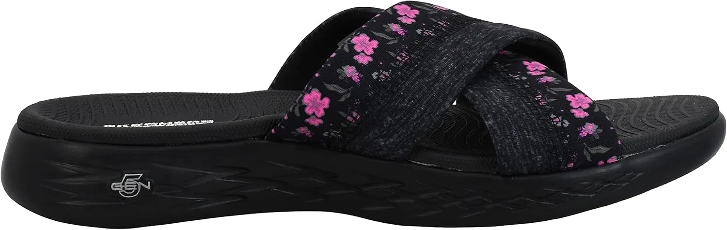 Skechers Women's On The Go 600 - Blooms Slide Sandal