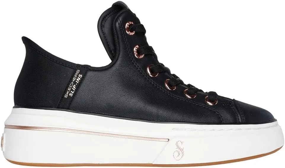 Skechers Women's Snoop Dogg:Snoop One-og Leather Hands Free Slip-ins Sneaker