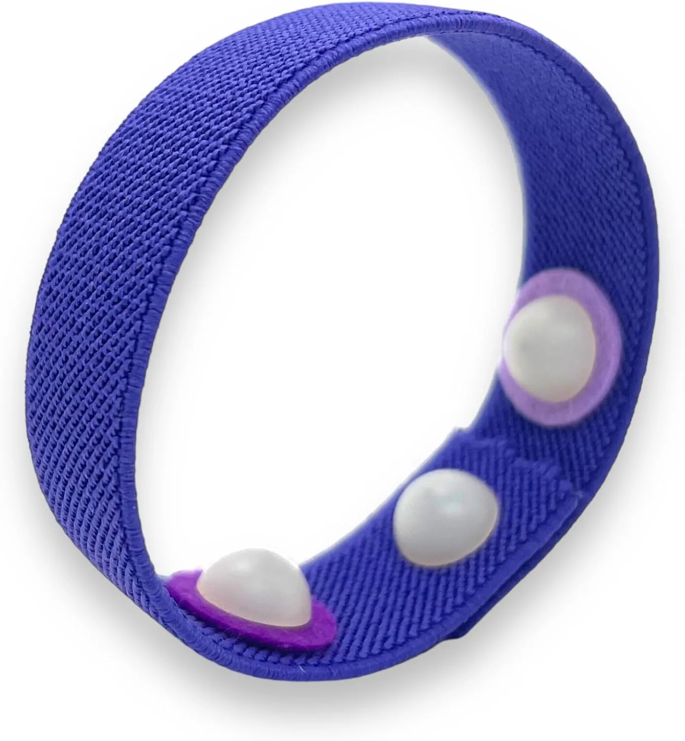 Sleep Bracelet – Lavender-Infused Acupressure Band for Stress, Fatigue & Relaxation – Multi-Symptom Design - Black Stretch Slip On Band