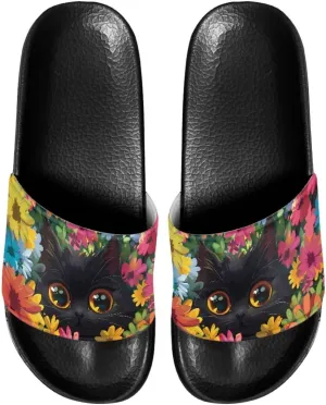 Slippers for Women and Men | House Slides Shower Sandals | Slide Sandals Women Leather Comfortable