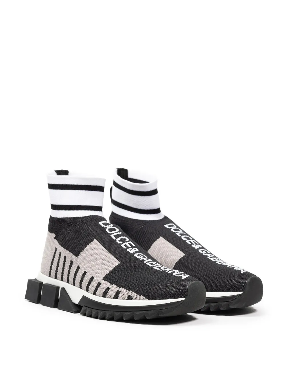 Sneakers Sorrento alte in maglia elastica Dolce & Gabbana