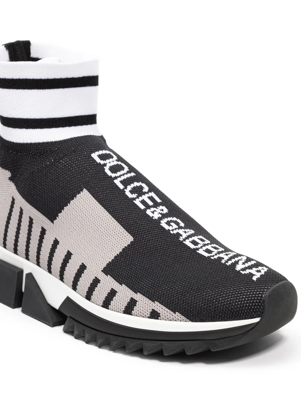Sneakers Sorrento alte in maglia elastica Dolce & Gabbana