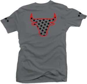 SNELOS Shirt to Match Jordan 4 Bred Match Sneaker Tee
