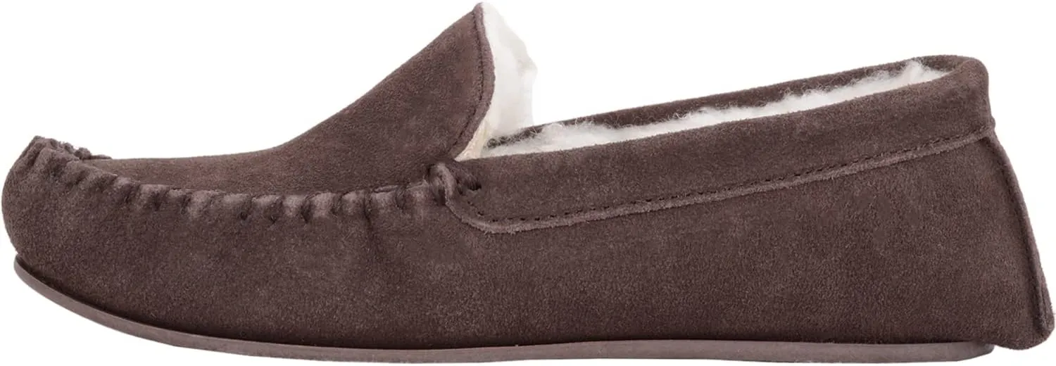 SNUGRUGS Men's Hugo Lambswool Loafer Moccasin Slippers