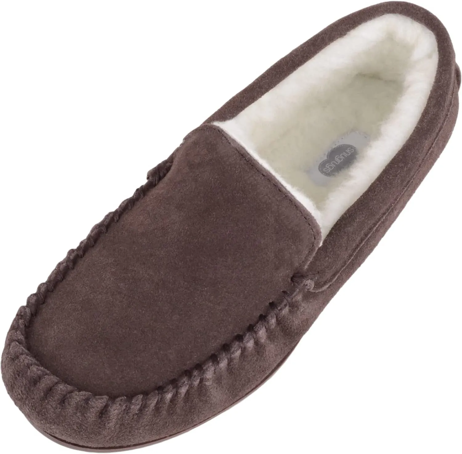 SNUGRUGS Men's Hugo Lambswool Loafer Moccasin Slippers