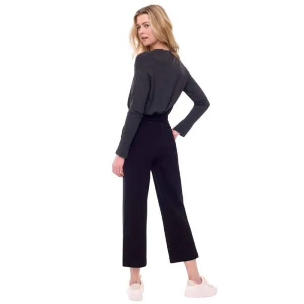 Solid Ponte Gaucho Pants