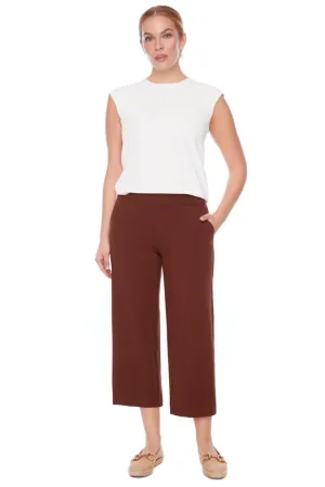 Solid Ponte Gaucho Pants