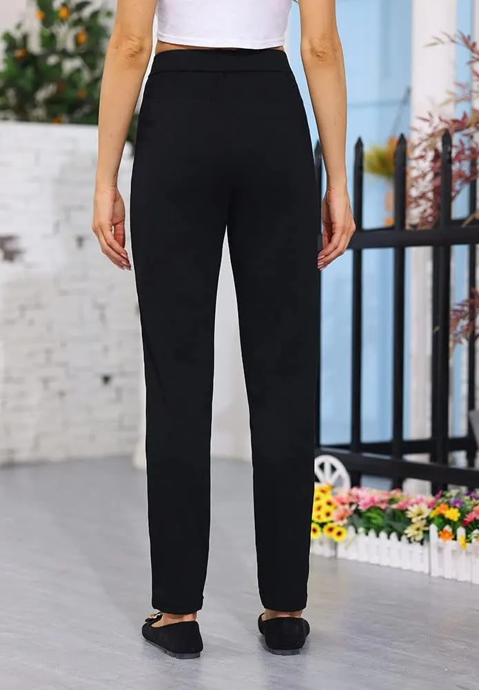 Soojun Women's Comfy Ultra Stretch Pull On Ankle Pant