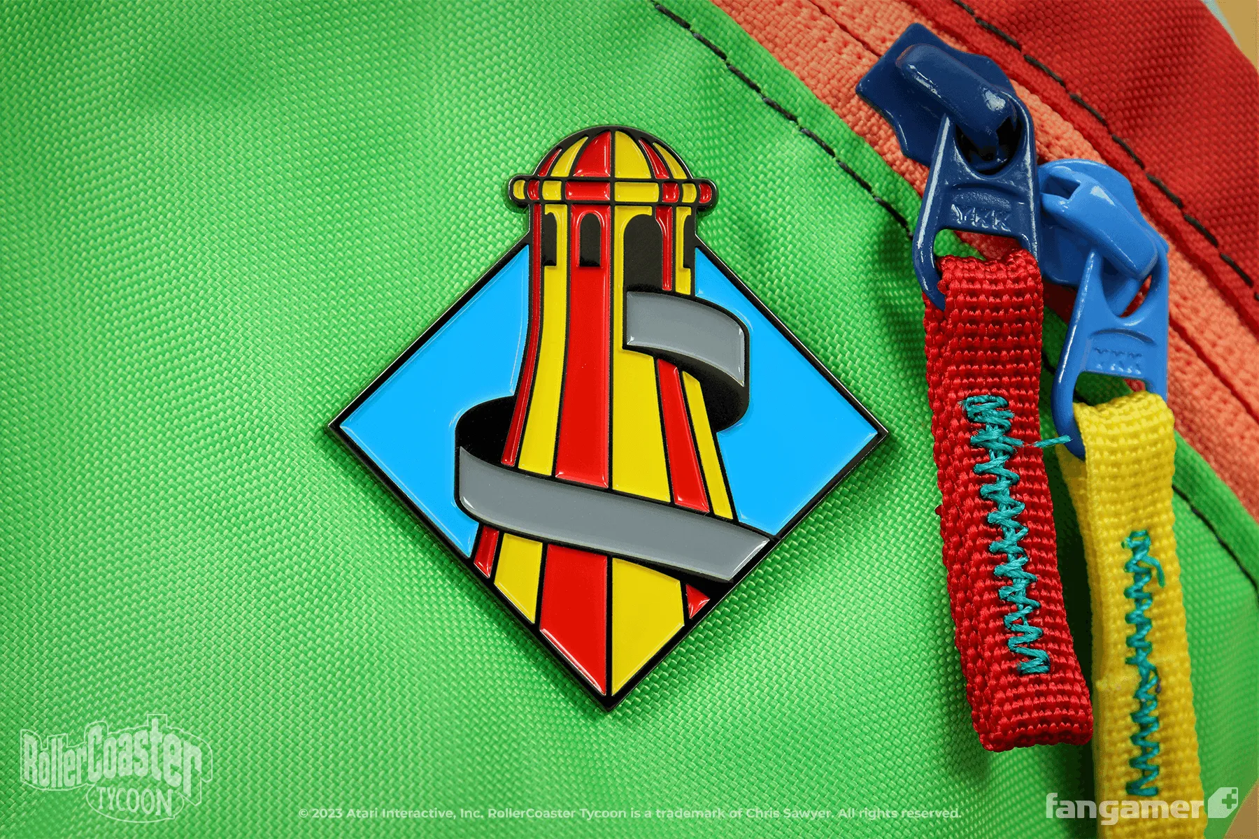 Spiral Slide Enamel Pin