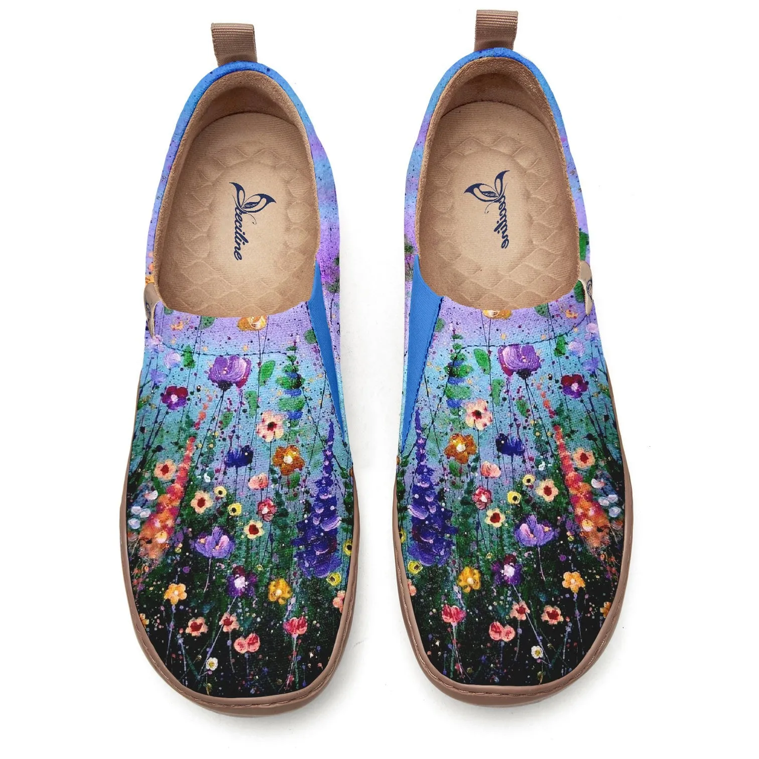 Starry Sky Flower  Slip-On