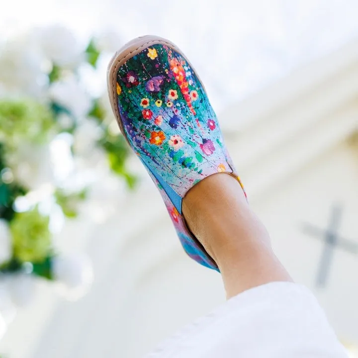 Starry Sky Flower  Slip-On