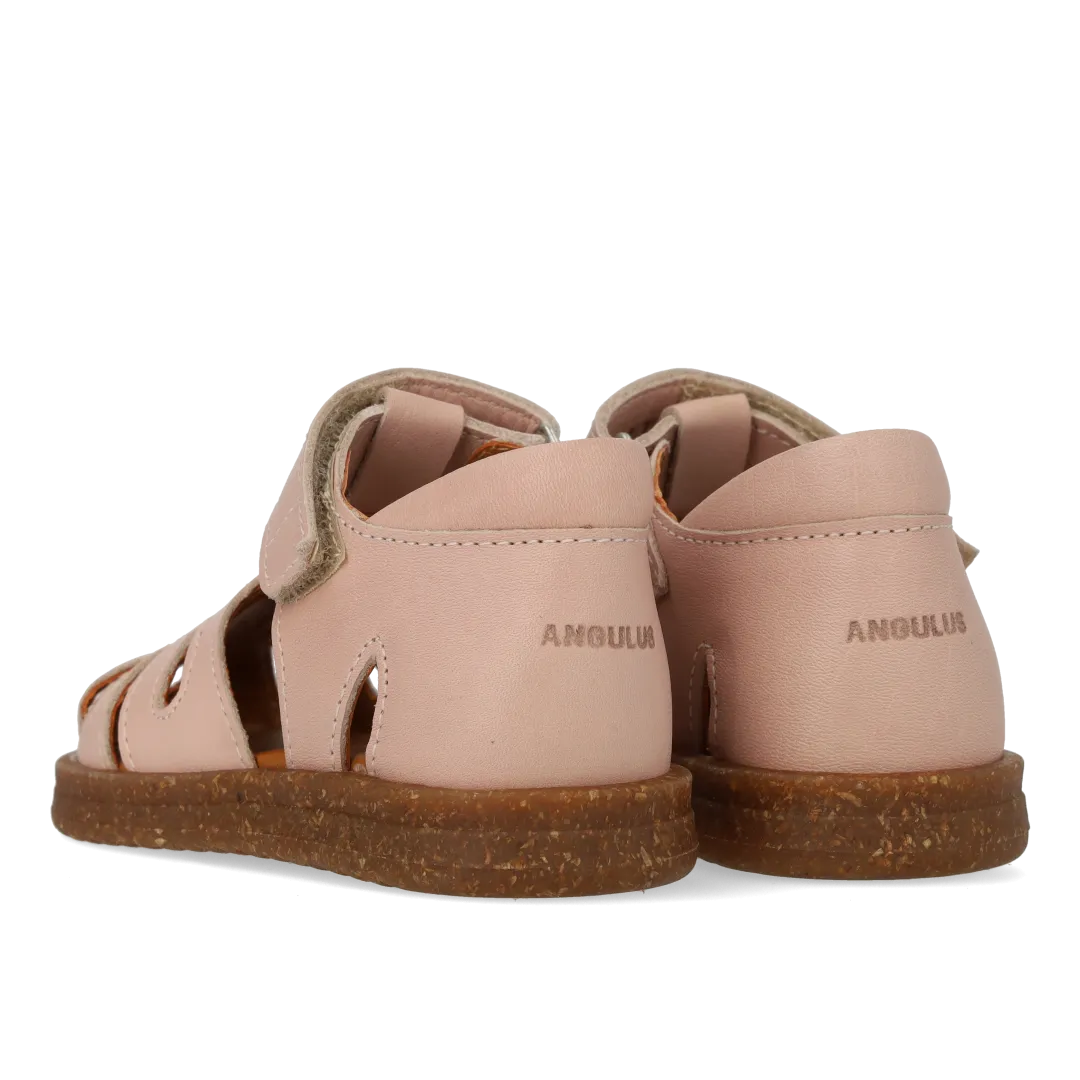 Starter sandal with sparkling glitter hear