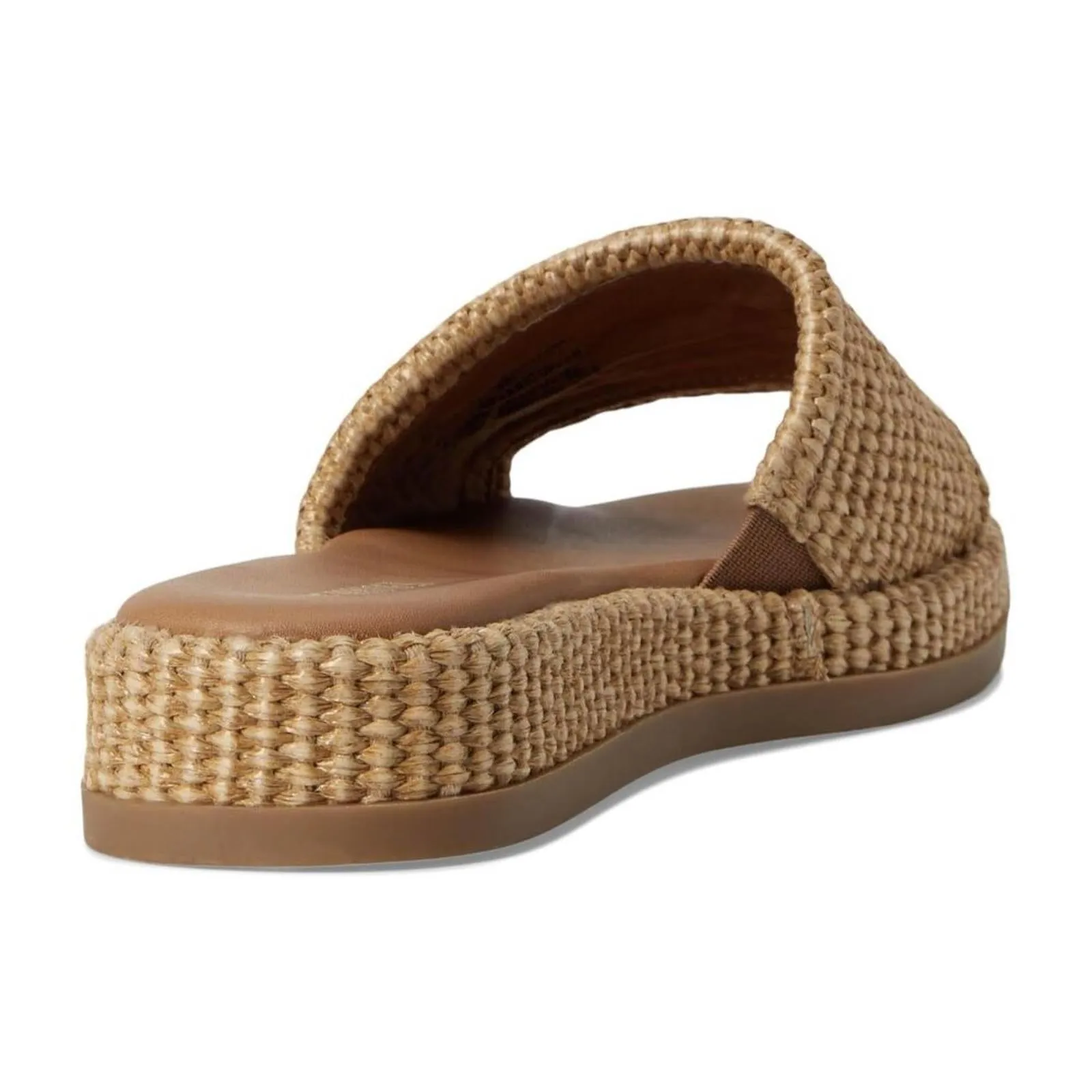 Steve Madden Shoes Boardwalk Natural Raffia Slide Sandals