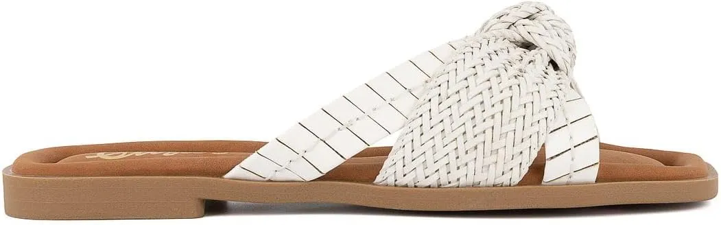 Sugar Women's Slide Sandals – Stylish Slip-On Flats for Casual, Dressy, Beach, or Pool Wear