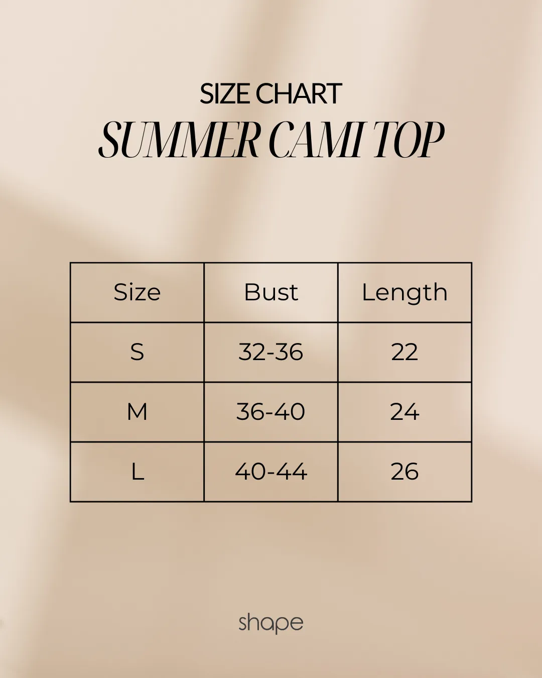 Summer Cami Top