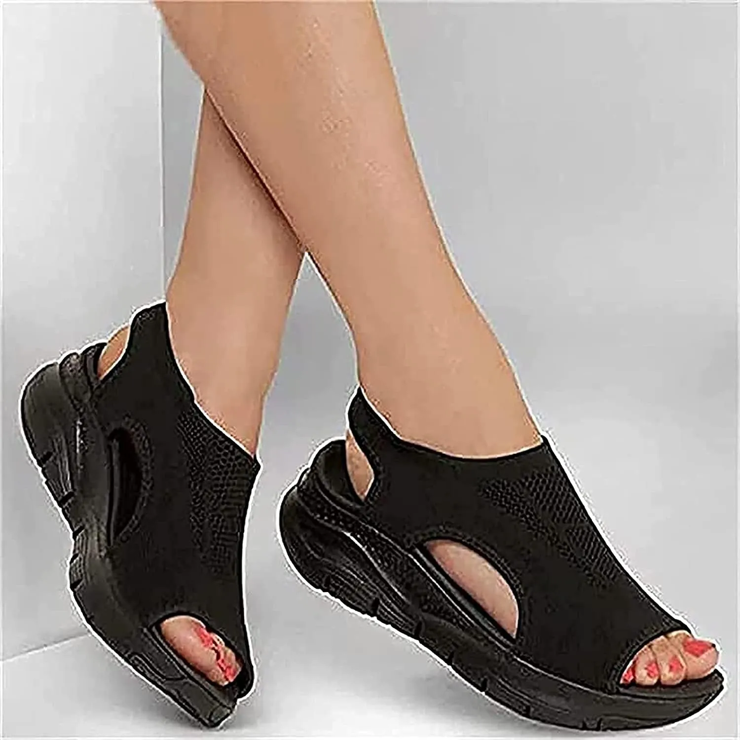 Summer Washable Slingback Orthopedic Slide Sport Sandals, Upgraded and Comfortable Slingback Sandals for Women