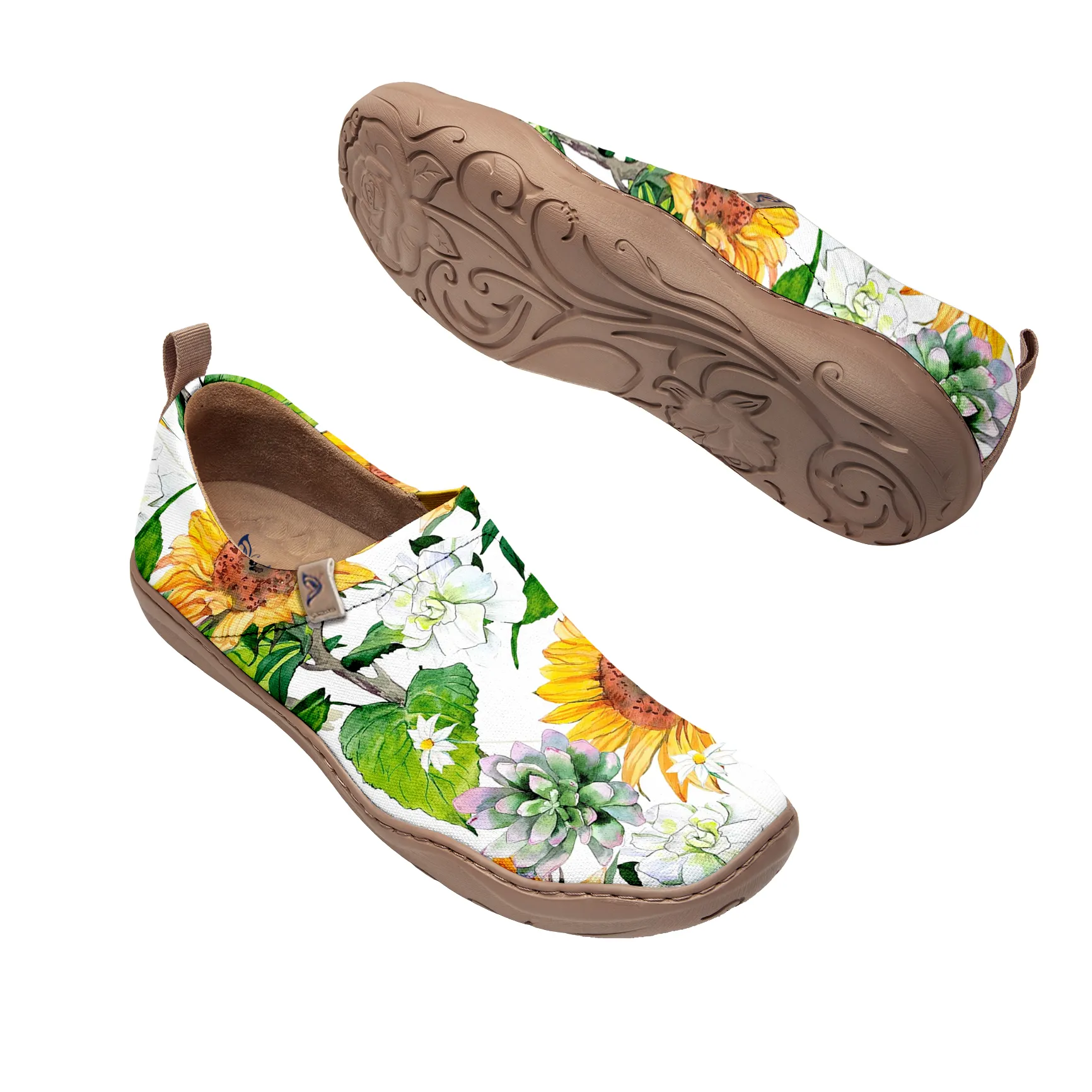 Sunlit Petals Slip-On