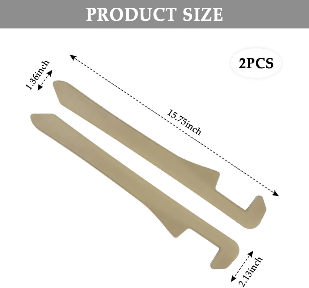 Super Flexible Car Seat Gap Filler,Durable Car Organizer Between Seats for Tightly Filling Seat Gaps,Universal CCar Side Seat Gap Filler CCar Accessories for Women & Men (Beige/2PCS)…