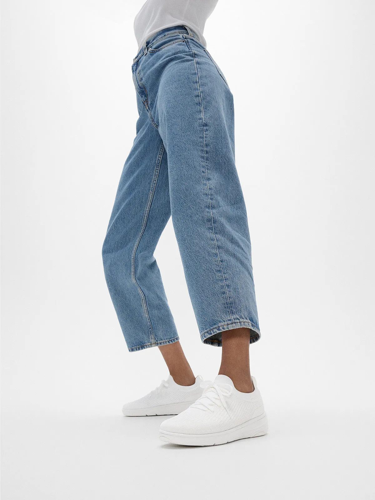 Super-Q Knit Slip-On Laced Sneakers
