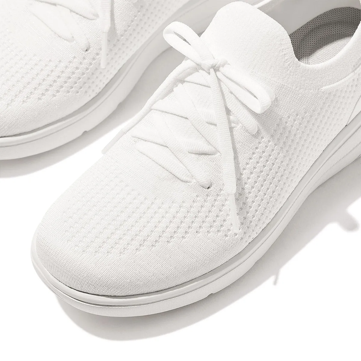 Super-Q Knit Slip-On Laced Sneakers