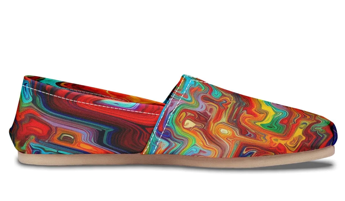 Swirling Vision Casual Slip on Shoes