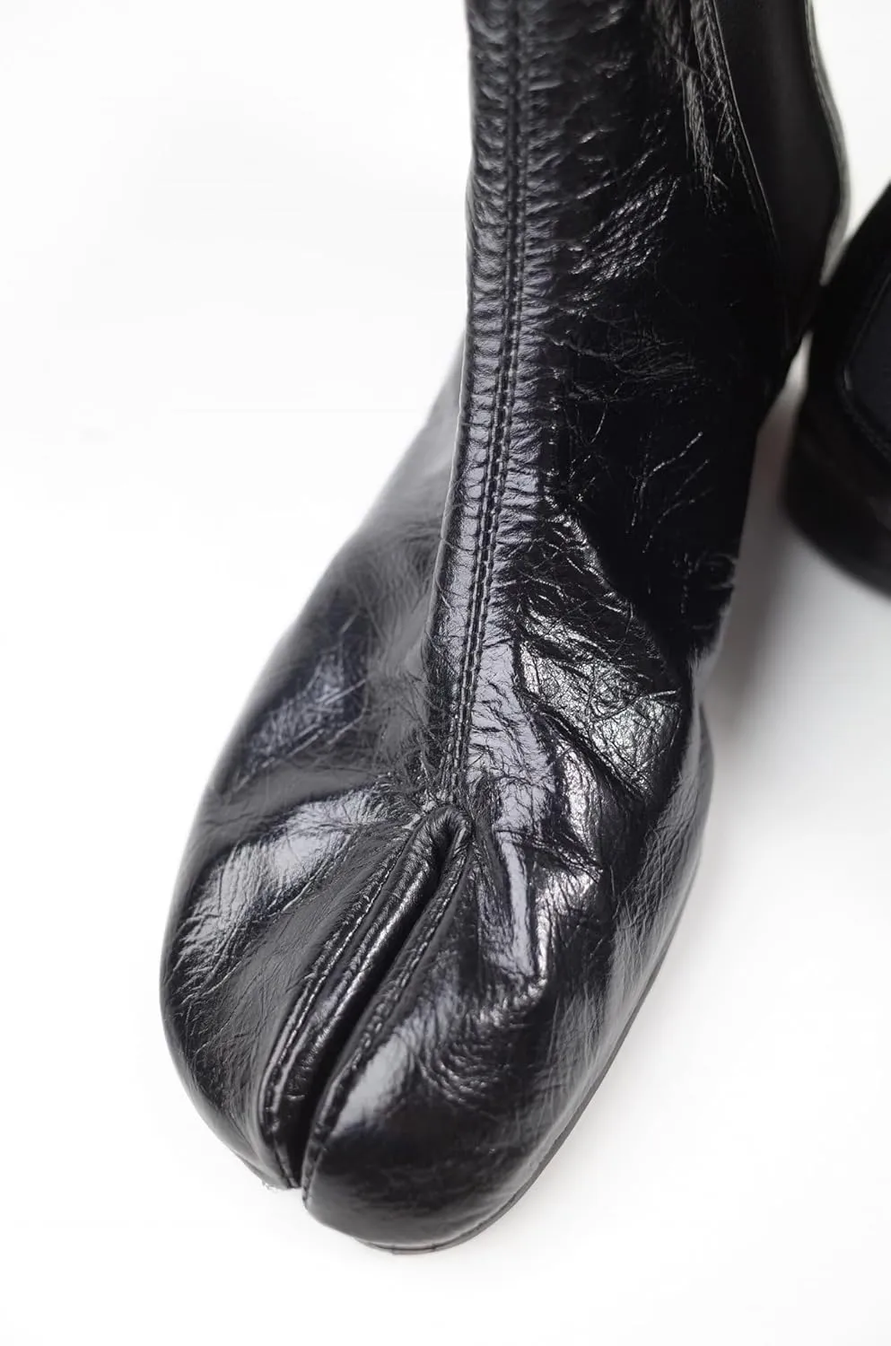 Tabi Boots Chelsea Split Toe Shoes Leather Slip On Women Non Slip Breathable Booties Cute Emo Goth Grunge Y2K Kawaii Fashion Trendy Elegant Dressy Streetwear Parties Spring Summer Fall Outdoors Rave