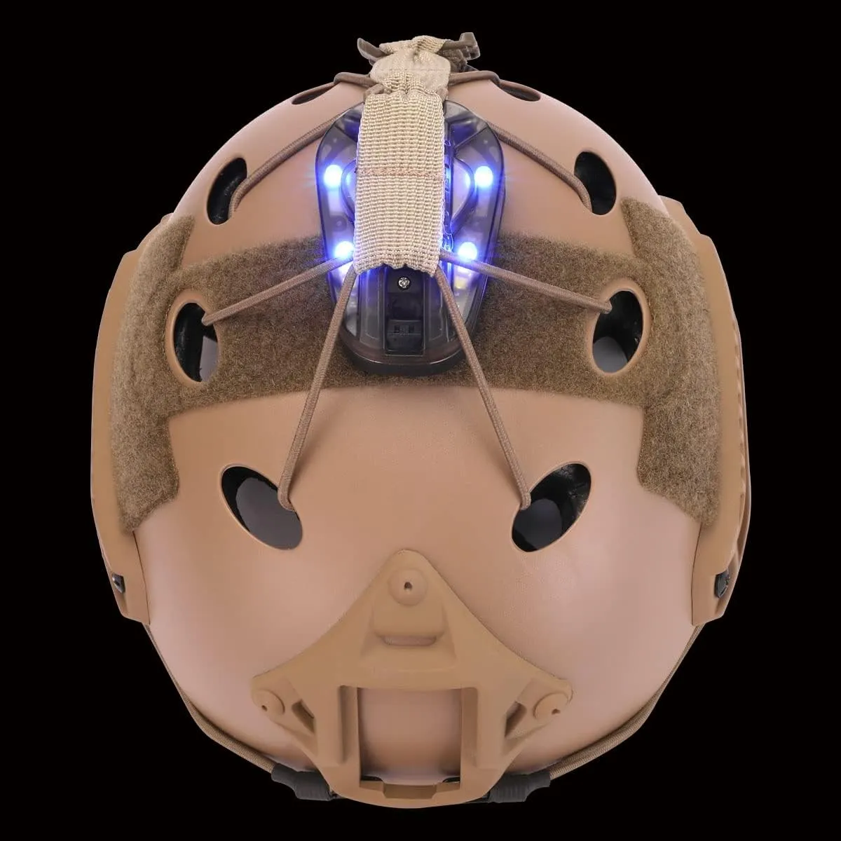 Tactical Helmet Light - Survival Signal & Military ID Light with IR & Visible LED Helmet Strobe for Outdoor Sports