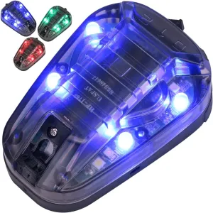 Tactical Helmet Light - Survival Signal & Military ID Light with IR & Visible LED Helmet Strobe for Outdoor Sports
