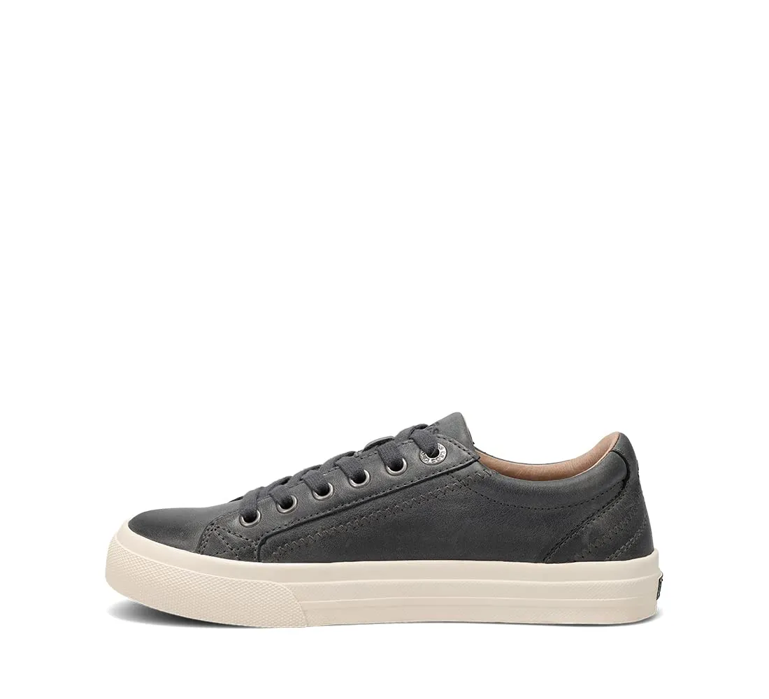 Taos Plim Soul Lux Women's Sneaker - Soft Premium Leather Lace Up Sneakers with All Day Walking Comfort and Support Steel 11 (M) US