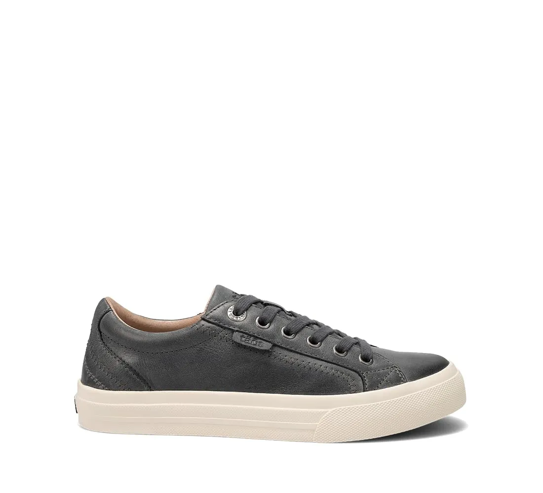 Taos Plim Soul Lux Women's Sneaker - Soft Premium Leather Lace Up Sneakers with All Day Walking Comfort and Support Steel 11 (M) US