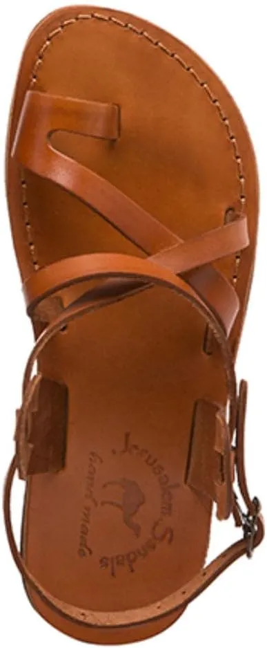 The Good Shepherd Buckle - Leather Toe Loop Sandal - Women Sandals