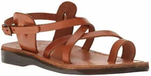 The Good Shepherd Buckle - Leather Toe Loop Sandal - Women Sandals