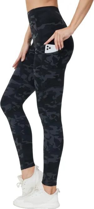 THE GYM PEOPLE Women's High Waist Yoga Pants Buttery Soft Stretchy Tummy Control Workout Athletic Leggings with Pockets