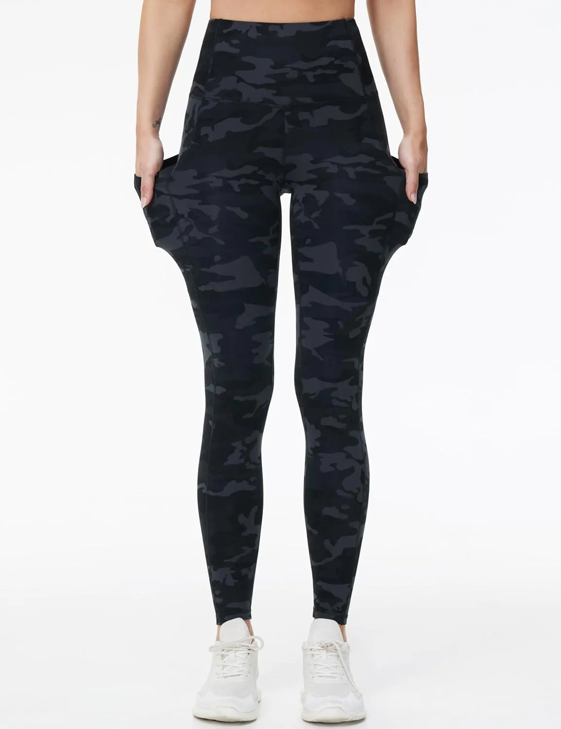 THE GYM PEOPLE Women's High Waist Yoga Pants Buttery Soft Stretchy Tummy Control Workout Athletic Leggings with Pockets