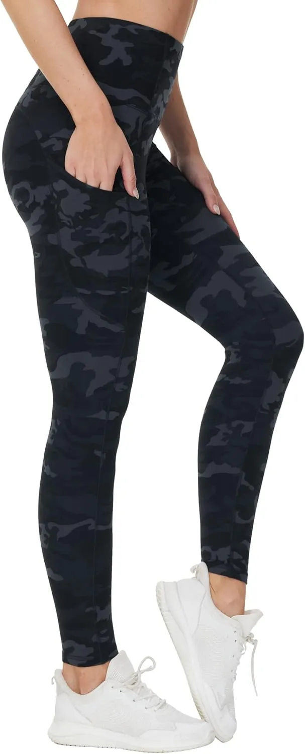 THE GYM PEOPLE Women's High Waist Yoga Pants Buttery Soft Stretchy Tummy Control Workout Athletic Leggings with Pockets