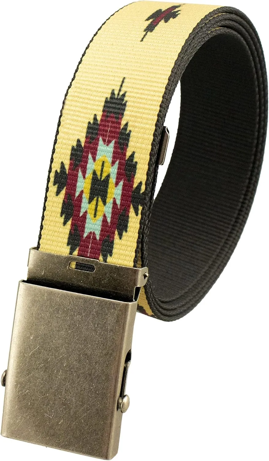 Thomas Bates Cargo XC40 Belt with Antique Finish Nickel Slide Buckle