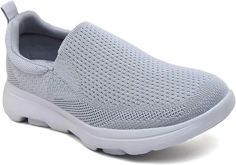 TIOSEBON Men's Mesh Slip On Walking Shoes Loafers-Work Drving Tennis Shoes