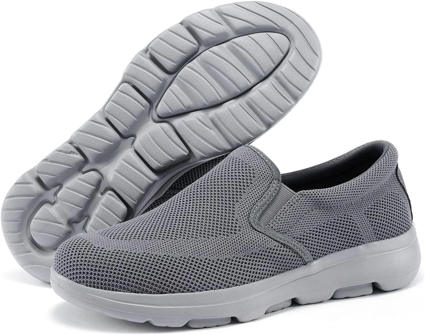 TIOSEBON Men's Mesh Slip On Walking Shoes Loafers-Work Drving Tennis Shoes