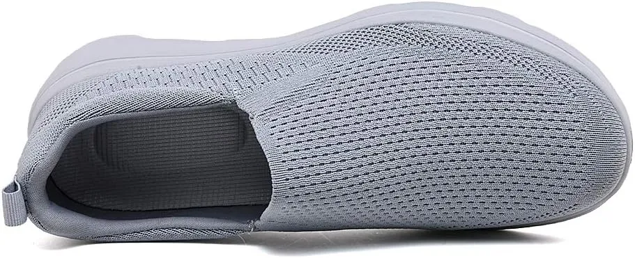 TIOSEBON Men's Mesh Slip On Walking Shoes Loafers-Work Drving Tennis Shoes