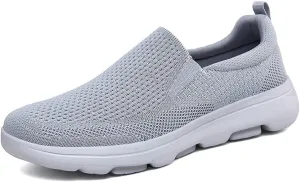 TIOSEBON Men's Mesh Slip On Walking Shoes Loafers-Work Drving Tennis Shoes