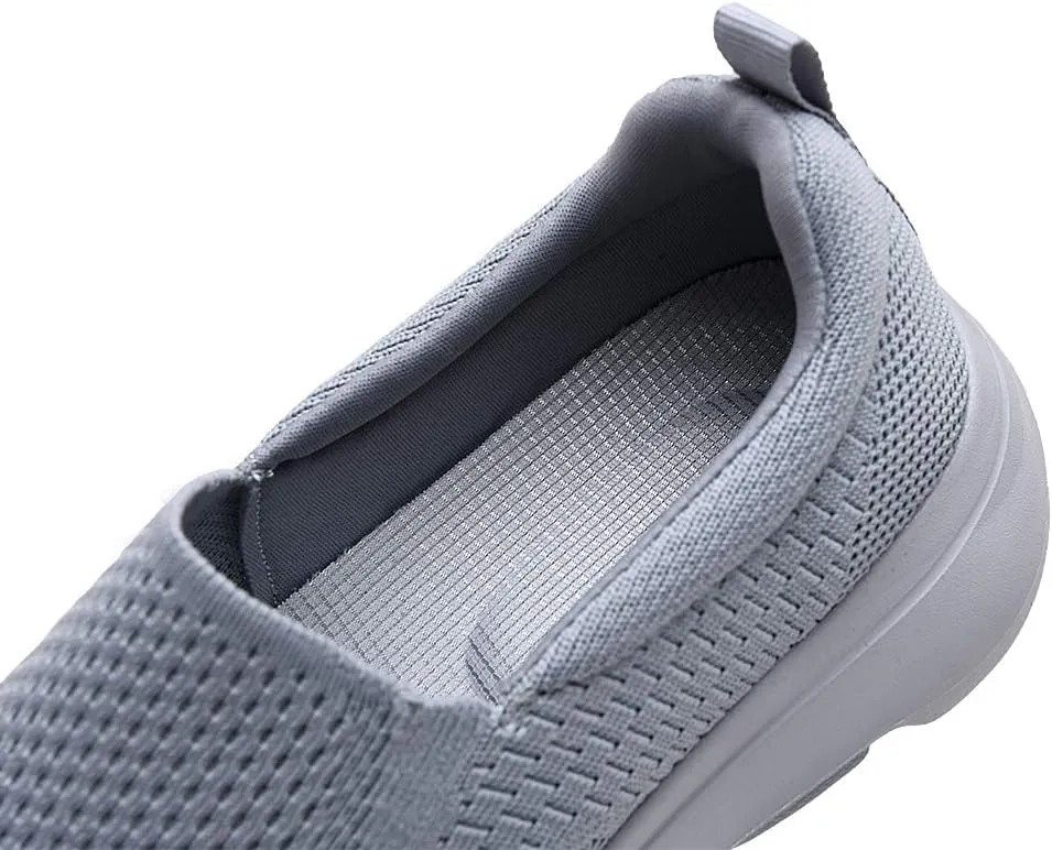 TIOSEBON Men's Mesh Slip On Walking Shoes Loafers-Work Drving Tennis Shoes