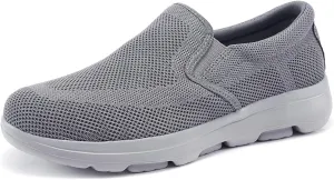 TIOSEBON Men's Mesh Slip On Walking Shoes Loafers-Work Drving Tennis Shoes
