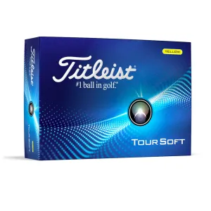 Titleist New Tour Soft Golf Balls - Yellow