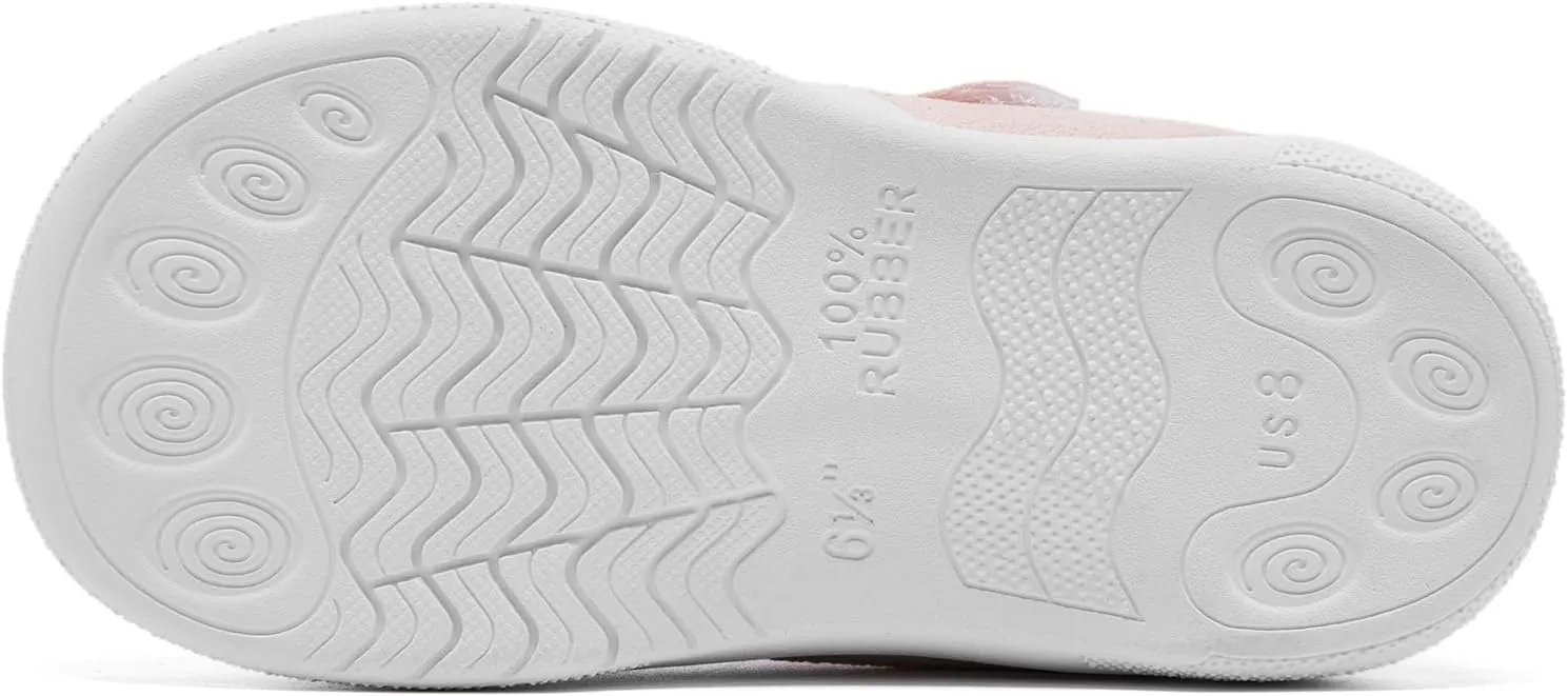 Toddler Shoes for Girls Walking Warm Soft Non-Slip High-Top Sneaker