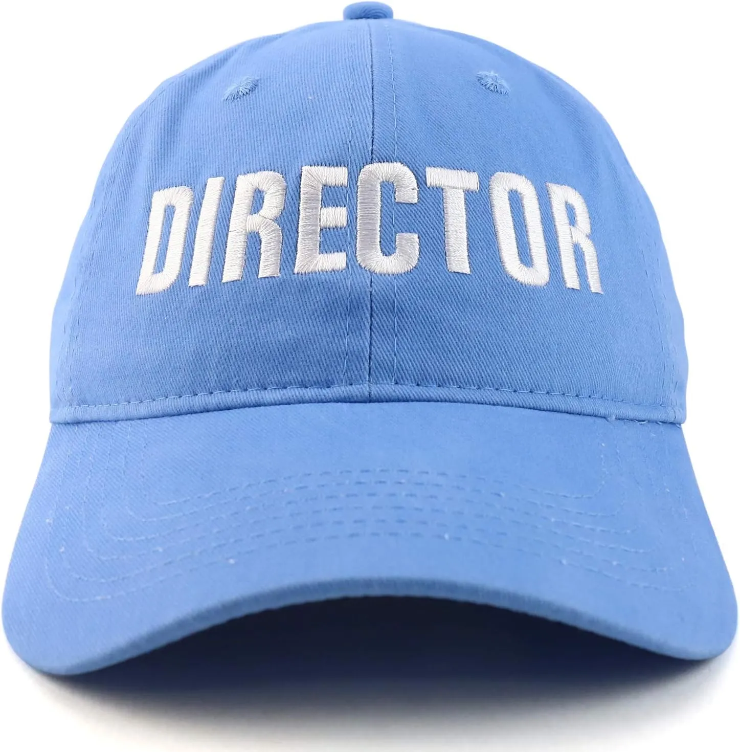 Trendy Apparel Shop Director Embroidered Soft Cotton Low Profile Dad Hat Baseball Cap