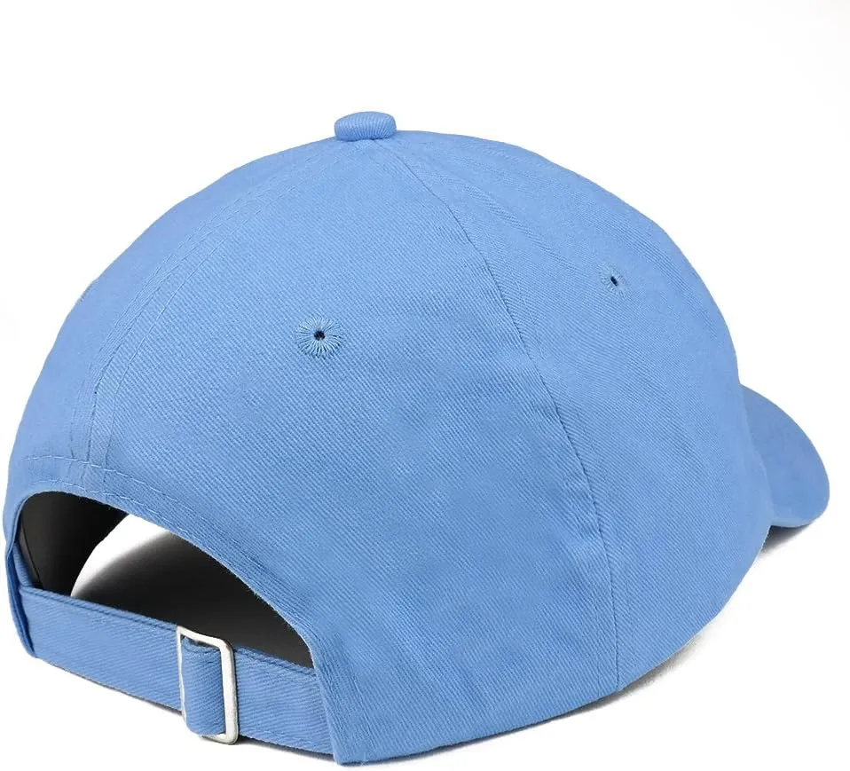 Trendy Apparel Shop Director Embroidered Soft Cotton Low Profile Dad Hat Baseball Cap