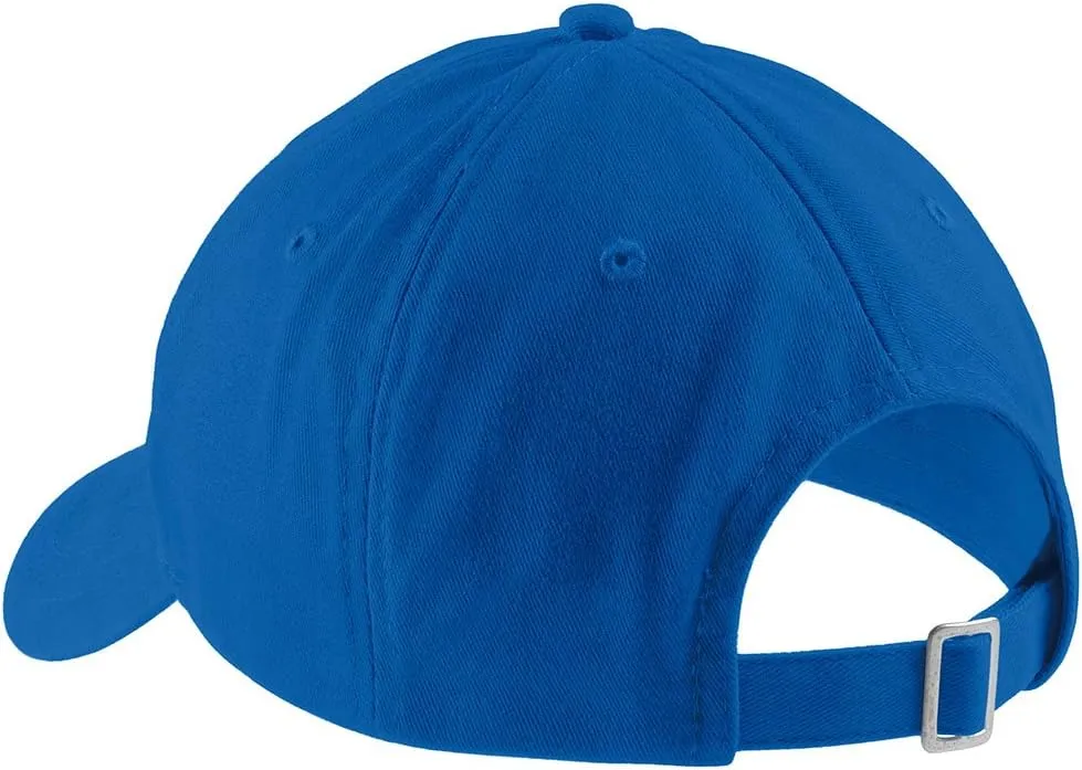 Trendy Apparel Shop Trash Embroidered Soft Crown 100% Brushed Cotton Cap