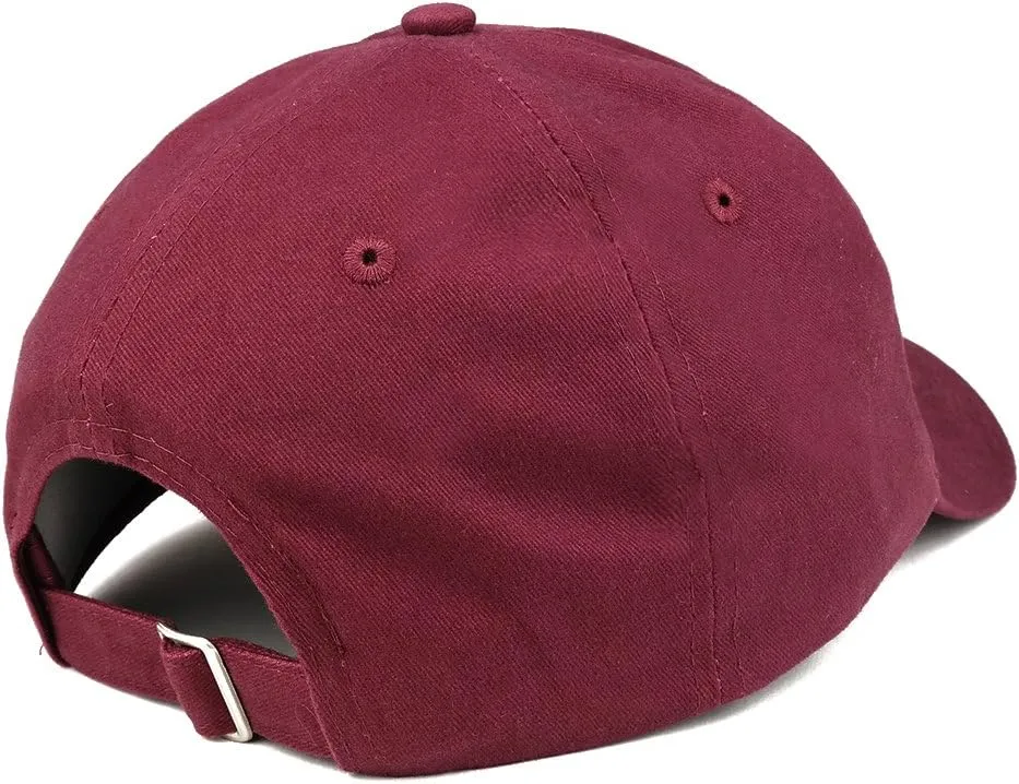 Trendy Apparel Shop World's Best Poppop Embroidered Low Profile Soft Cotton Baseball Cap