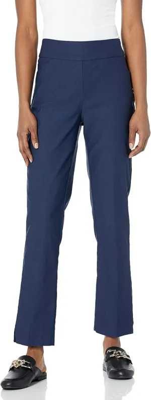 Tribal Women's Performance Stretch Pull on Slimming Ankle Pants